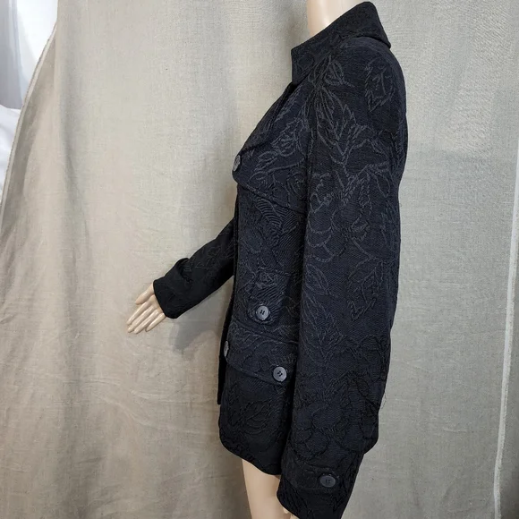 Nine West blazer size 6 color Black Long sleeves - Picture 9 of 15